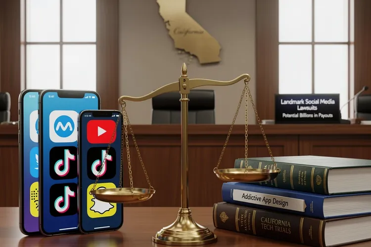 Social Media’s Reckoning: Addiction Trials Target Tech Giants’ Designs