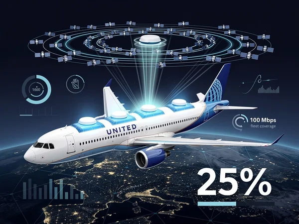 United Airlines Accelerates Starlink Rollout as In-Flight Connectivity Becomes Competitive Battleground