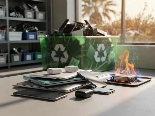 California Introduces 1.5% Fee on Non-Removable Batteries for Safer Recycling